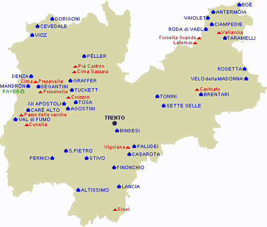 dolomites map